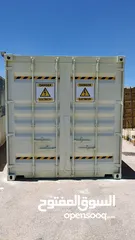  6 للبيع  containers  ( حاويات )  كونتينر بحاله جيده جدا