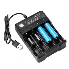  5 شاحن بطاريات 18650 Rechargeable Li-Ion Battery