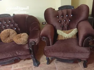  1 كنب مع سفرة زان بسعر مغري