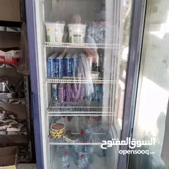  3 ثلاجه عصير وببسي واجها زجاج للعرض سوبر ماركت