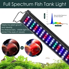  5 AQQA fish tank light,  إنارة حوض سمك نهري و نباتي