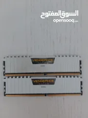  1 رام ddr4 + مزود طاقة 1400 watt + مبرد + هارد دسك  ram ddr4, power supply corsair, c