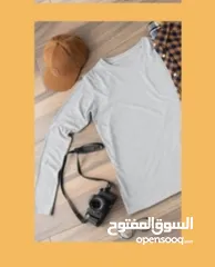  7 تيشرتات كم طويل قطن بنسبة 100% صناعة هندية جودة عالية100% cotton long-sleeved T-shirt