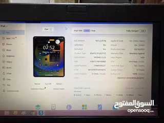  9 سعر حرق I pad 10   مشحون 12 مرة فقط بطارية 100%