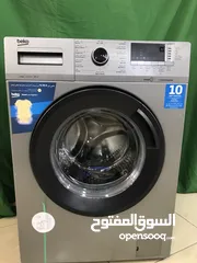  1 سعر حرررررق غساله بيكو 8ك توفير كهرباء وماء لون سلفر