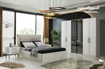  22 غرف نوم خشب لاتيه 18 مل بالكامل ملبس ميلامين