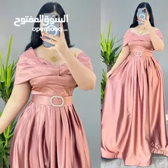  2 فساتين سهره طويله