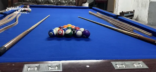  2 طاولة بلياردو جديده