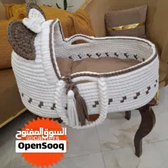  2 حامل أطفال متين وأنيق، قابل للغسل ومناسب لكل غرفة