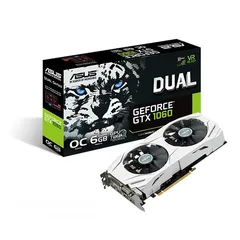  1 gtx 1060 6gb نسخة asus قابل لكسر السرعة للبيع او للبدل على (rx 6600 اوrtx2060 super) مع دفع فرقية