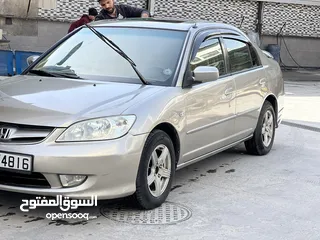  1 Civic EXI فتحه اصليه ((اقسااط)) كرت ابيض