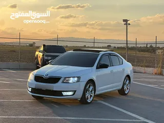  1 سكودا اكتافيا 2015 اتوماتيك ماتور 1600 ديزل  بانوراما