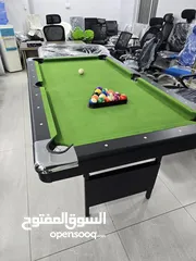  2 طاولة بلياردو شبه وكاله للبيع مستعجل طاولة بلياردو متنقلة البيع لداعي السفر