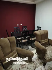  3 شقه مفروشه للايجار ابونصير مطله على شارع الأردن
