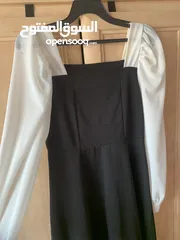  3 فستان سهرة ابيض واسود