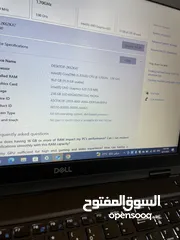  14 لابتوب موصفات عالي من ديل فئة LATITUDE Core i5 GEN 8 RAM 16 شاشة كبيره افضل سعر 199