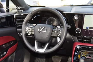  16 لكزس فاخرة NX 350 موديل 2024 كفالة الشركة عداد زيرو لون اسود مميز