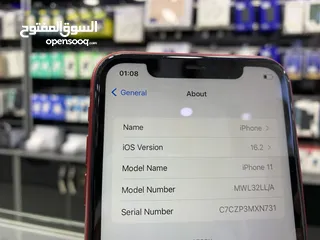  5 Used iPhone 11 (256) GB آيفون 11 بطارية 95٪؜