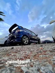  7 بيجو 206 موديل 2004 جير اوتوماتيك توب ترونيك ماتور 1400cc، الأجمل في الأردن