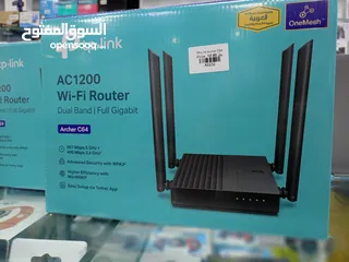  1 TP-LINK AC 1200 WI-FI ROUTER DUAL BAND  FULL GIGABIT ARCHER C64