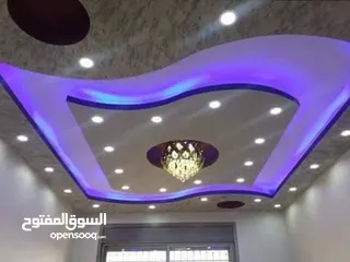  3 معلم سوري جبسبورد ودهان دهين وديكورات جبسمبورد