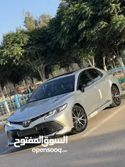  5 كامري 2020 فل بدون فتحة  فحص كامل - جمرك جديد (( قابل للبدل ))