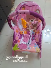  2 سرير بيبي هزاز جديد عالبطارية