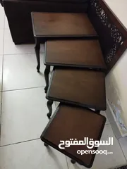  3 طقم طاولات سيرفيس للبيع بحالة ممتازة