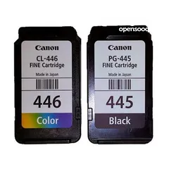  2 Canon Inkjet Cartridge Black & Multipack Color PG445/CL446 Combo pack