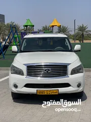  2 انفنتي QX56 خليجي 2013 فول اوبشن للبيع او البدل وقابلة للتمويل