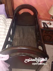  1 تخت بيبي مستعمل بحال الوكاله جديد  حي نزال