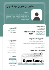  2 يوجد تصاميم إنشاء سيرة ذاتيه احترافيه فقط للعملاء الجدد