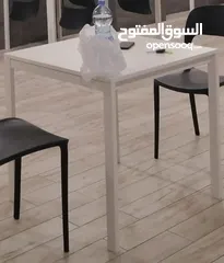  2 White Table IKEA available 10 PC                       (1PC 12 Rial)
