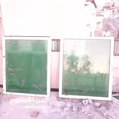  3 شباك متر و نص بعرض متر و نص و ارتفاع متر للبيع المستعجل