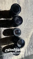  6 كامرتين 1200d و 4000d كل وحده بتنباع لحال    و اغراضهم الاصليه بحال الوكاله و في 3 عدسات للبيع بلوصف