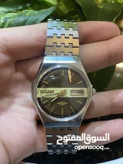  1 ستيزين اوتوماتيك بحالة ممتازة بمينا نادر جدا وكستك مميز