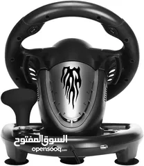 6 ستيرنغ ويل مقود سواقة مع بريكات لأجهزة الـ PC و البلايستيشن PXN V3 Steering