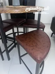  3 Dining set with 4 high chairs