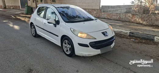  3 بيجو 207موديل 2009_اتومتيك _ماتور 1600-بنزين اصل برايفت _فحص الف صلاة النبي نظيفة من الاخر