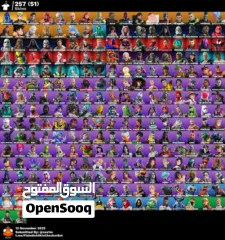  3 حساب فورت 257 سكن فقط ايبيك بدون أساسي خامل ثلاث اشهر