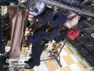  23 شروة محل كامل ستوكات جديد بضاعة مميزة للعيد أحذية رياضية رجالي ستاتي اطفال ماركات وغير ماركات
