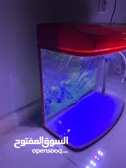  2 Fish tank with led light +water pump
