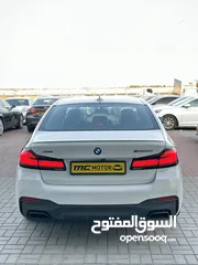  4 BMW 550i Mpower 4.4L V8 2021 clean title بي ام دبليو 550 ام باور 8سلندر بدون حوادث كلين تايتل