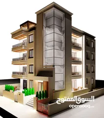  2 شقة طابقية للبيع في رجم عميش
