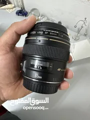  2 عدسة 85mm 1.8 كانون جديده