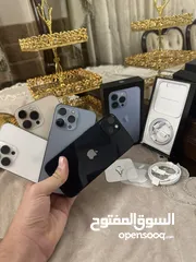  2 متوفر آيفون 13برو 256جيجا لون ازرق ولون ابيضّ ولون اسود بطاريات فوق ال 93الى 97 تفاصيل اقراء الوصف