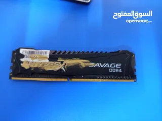  2 حبة رام 4 قيقا مستعمل بحالة ممتازة  (طولكرم)