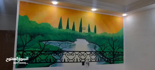  22 الرسم واللوحات الفنية فنان تشكيلي