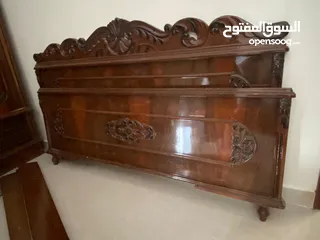  2 غرفه نوم نظيييف خشب الزان معا الفرش