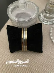  6 طقم أساور مميز ذهبي وأبيض و روز جولد ...